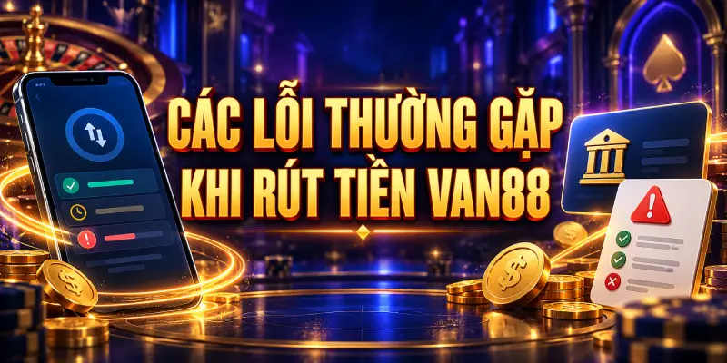 Hướng Dẫn Rút Tiền VAN88 Các Lỗi Thường Gặp